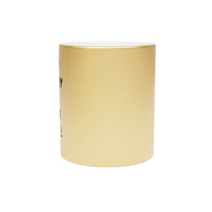 Don't Destroy Your Cyber Truck Metallic Mug